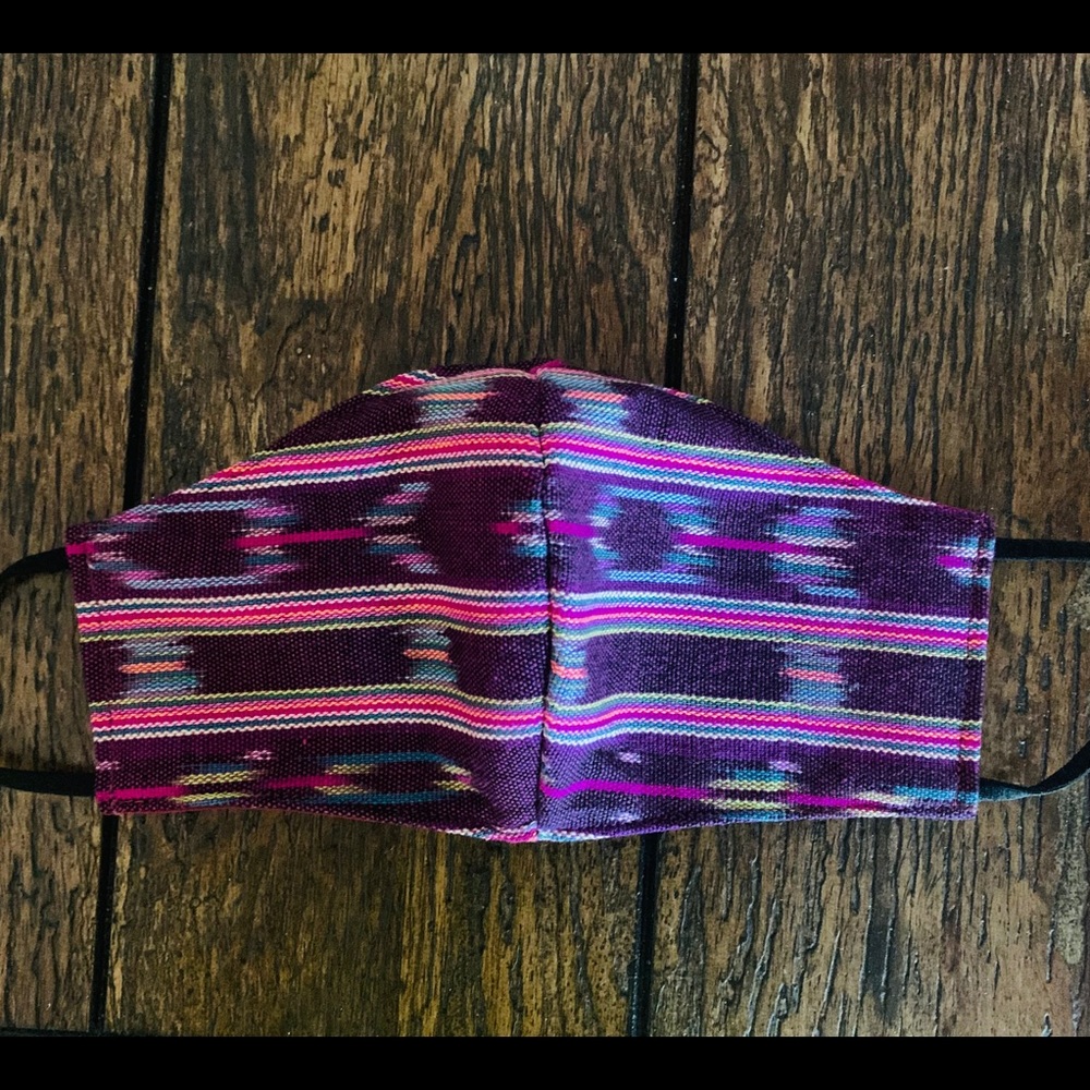 Guatemalan Textile Handmade 3 layers Face Mask